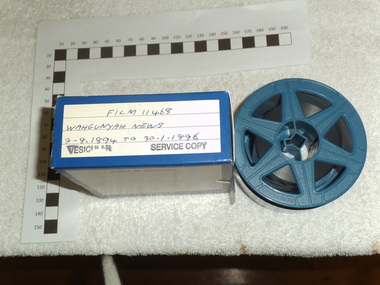 Digitised 35mm Microfilm, Wahgunyah News 2-8-1894 to 30-1-1896, 1988