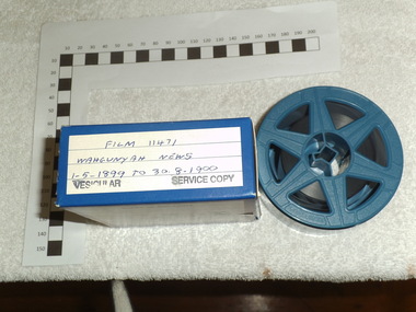 Digitised 35mm Microfilm, Wahgunyah News 1-5-1899 to 30-8-1900, 1988