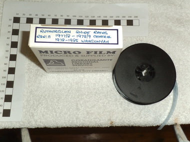 Digitised 16mm Microfilm, Rutherglen Shire Rates 1987-88 to 1978-79 Central 1978 to 1985 Wahgunyah, 1988