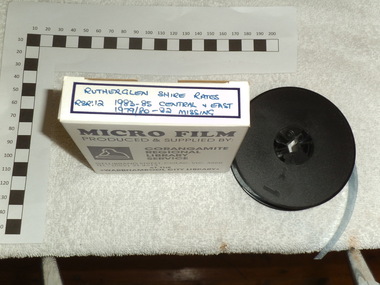 Digitised 16mm Microfilm, Rutherglen Shire Rates 1983 to 1985 Central and East Missing 1979 to 1982, 1988