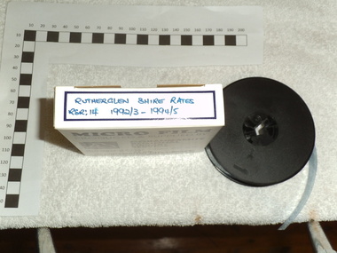 Digitised 16mm Microfilm, Rutherglen Shirr Rates 1992-938 to 1994-95, 1988