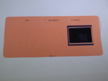 Aperture Card microfilm, Victorian Land Tiltes Office, Town Plan Beechwoth