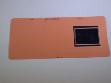 Aperture Card microfilm, Victorian Land Tiltes Office, Town Plan Rutherglen