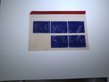 microfiche sheet, Victorian Land Tiltes Office, Township of Rutherglen