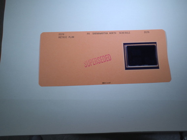 Aperture Card microfilm, Victorian Land Tiltes Office, Parish Schedule Barnawartha North (Superseded)