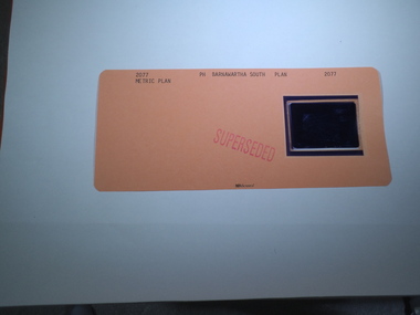 Aperture Card microfilm, Victorian Land Tiltes Office, Parish Plan Barnawartha South (Superseded)