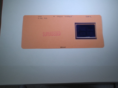 Aperture Card microfilm, Victorian Land Tiltes Office, Parish Schedule Carlyle (Superseded)