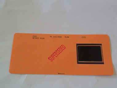 Aperture Card microfilm, Victorian Land Tiltes Office, Parish Plan Chiltern (Superseded), 14/08/1998