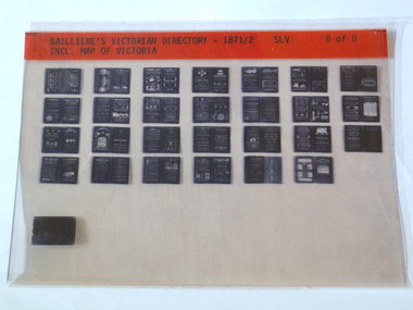 Microfiche, Bailliere's Victorian Directory 1871/2, 1871/72