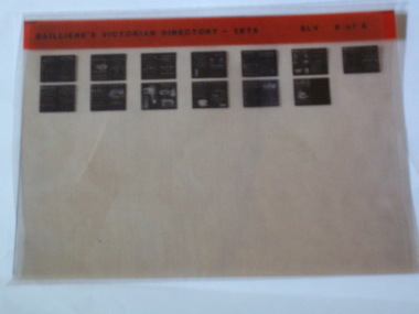 Microfiche, Bailliere's Victorian Directory 1875, 1875