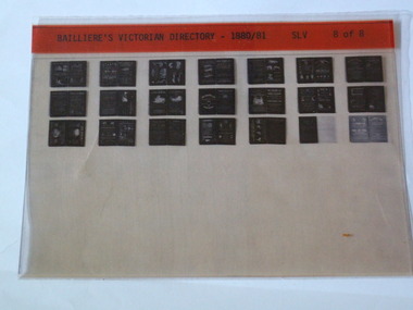 Microfiche, Bailliere's Victorian Directory 1880/81, 1880/81