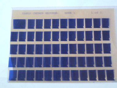 Microfiche, Early Church Records, 1880/81