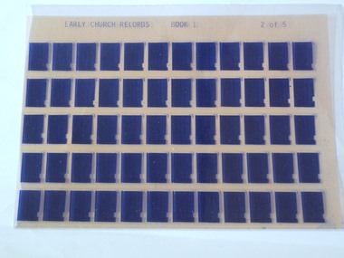 Microfiche, Early Church Records