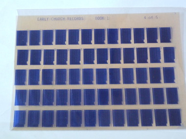 Microfiche, Early Church Records