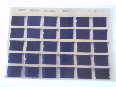 Microfiche, Early Church Records