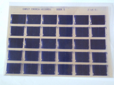 Microfiche, Early Church Records