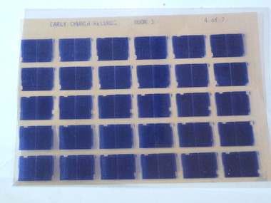 Microfiche, Early Church Records