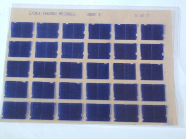 Microfiche, Early Church Records