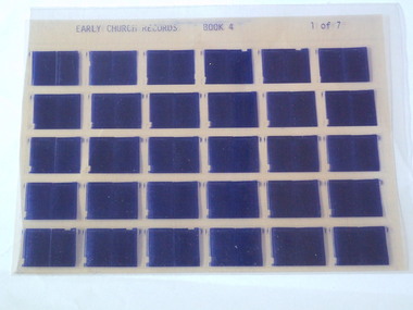 Microfiche, Early Church Records
