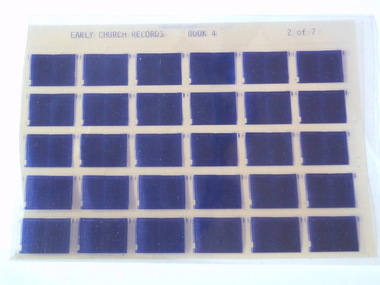 Microfiche, Early Church Records