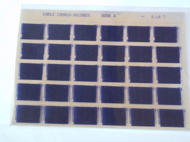 Microfiche, Early Church Records