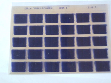 Microfiche, Early Church Records