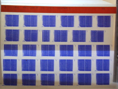 Microfiche, Births Register Index