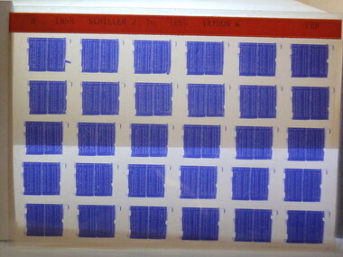 Microfiche, Births Register Index