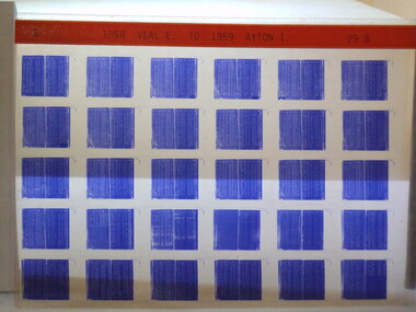 Microfiche, Births Register Index