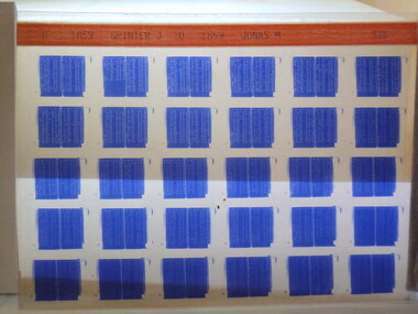 Microfiche, Births Register Index