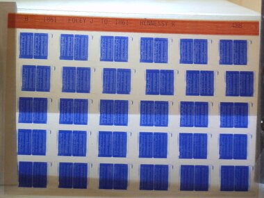 Microfiche, Births Register Index