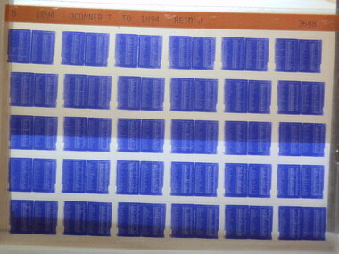 Microfiche, Births Register Index