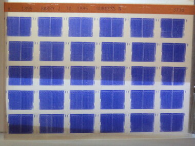 Microfiche, Births Register Index