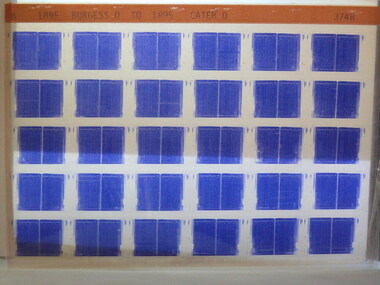 Microfiche, Births Register Index