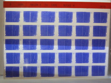 Microfiche, Births Register Index