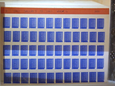 Microfiche, Births Register Index