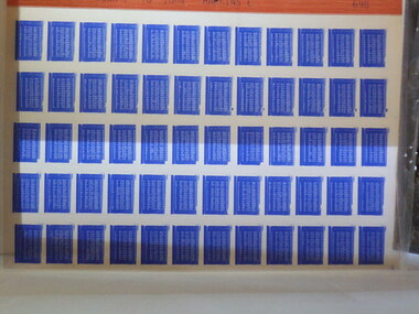 Microfiche, Births Register Index