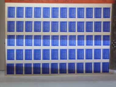 Microfiche, Births Register Index