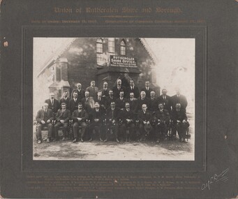 Photograph - Image, Alf L. Bowden, The Studio, Union of Rutherglen Shire and Borough, 1921