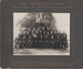 Photograph - Image, Alf L. Bowden, The Studio, Union of Rutherglen Shire and Borough, c1920