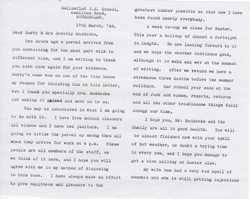 Letter, 17/03/1948