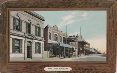 Image, W. Hine Bookseller, Main Street, Rutherglen, c1890