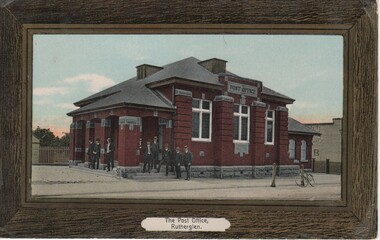 Image, W. Hine Bookseller, The Post Office, Rutherglen, c1890