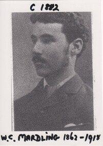 Image, W. C. Mardling 1862-1918, c1882  (original)