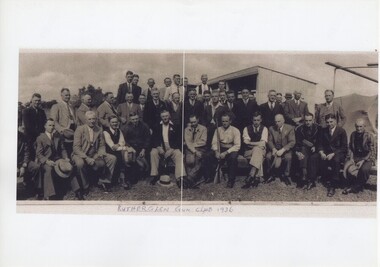 Photograph - Group photograph of Rutherglen Gun Club, 1936