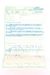 Document - R.Bingley, RAAF Document 4th April 1970.     Surrender leaflets Circa 1960