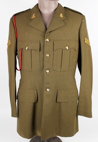 Uniform - Uniform, Army Jacket, badge from Army ordinance, E.W.Pty Ltd, 1966