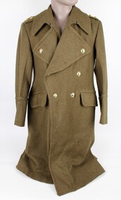 Uniform - Army overcoat, Commonweath Government Clothing Factory, Circa 1990