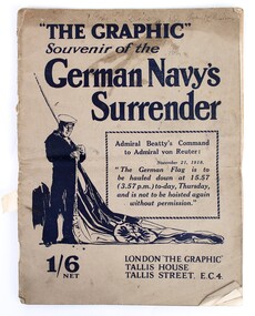 Book - Document, WW1 Magazine, Graphic Publications, The German Navy Surrenders, 1918