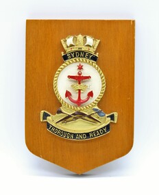 Object, HMAS Sydney Navy Wardroom Plaque